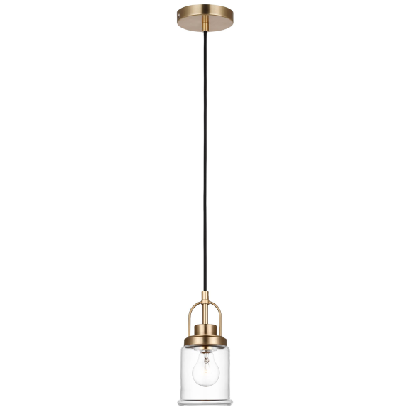 Satin Brass Bulb(s) Not Included