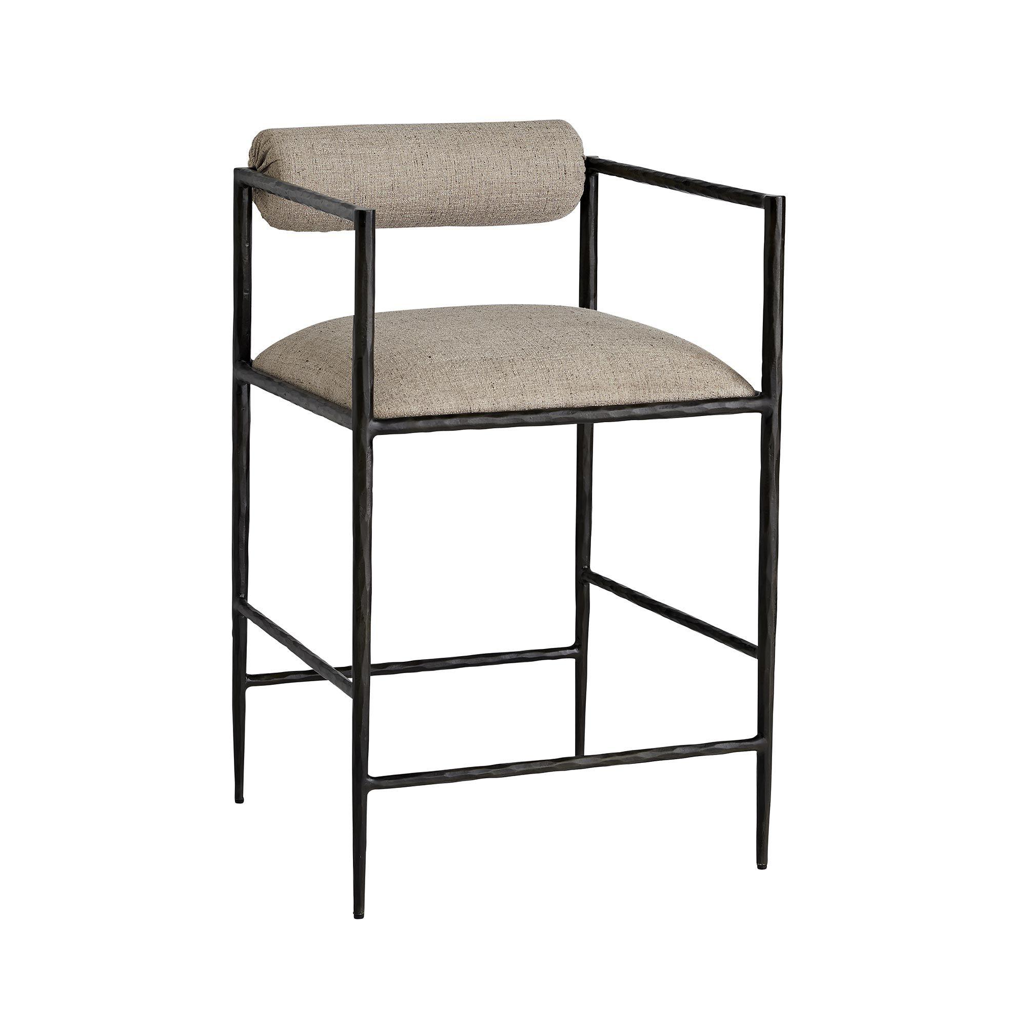 Купить Полубарный стул Barbana Counter Stool Pewter Texture в интернет-магазине roooms.ru