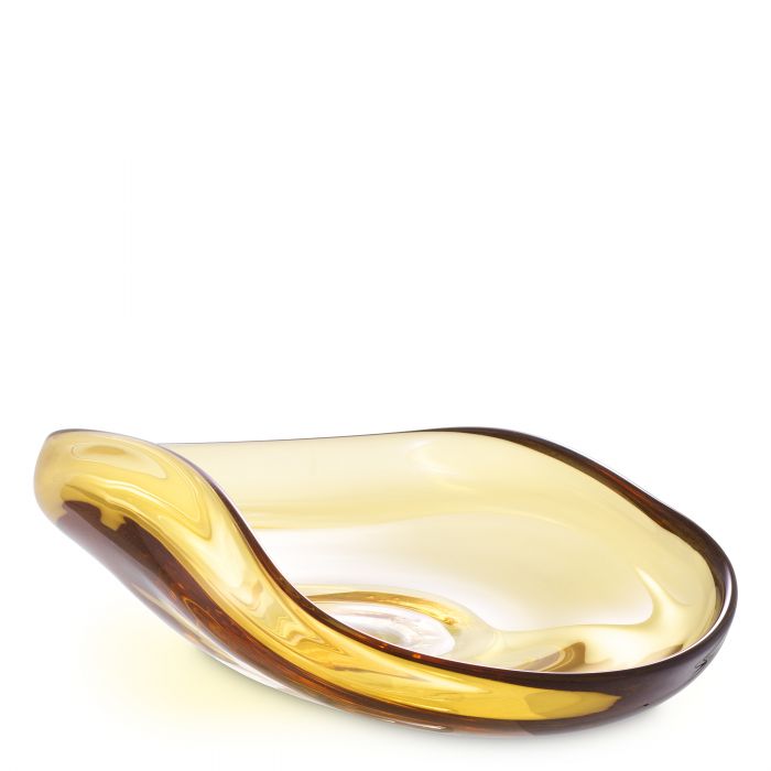 hand blown glass | yellow colour