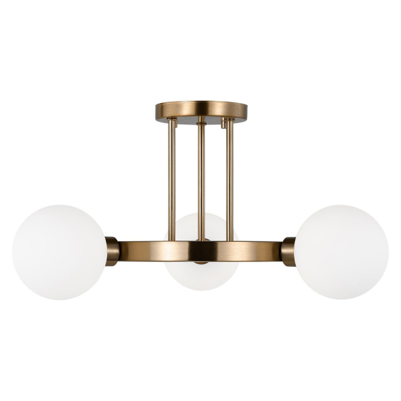 Купить Накладной светильник Clybourn Three Light Semi-Flush Mount в интернет-магазине roooms.ru