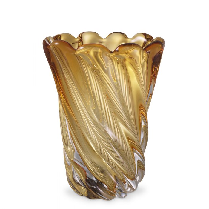 hand blown glass | yellow colour S