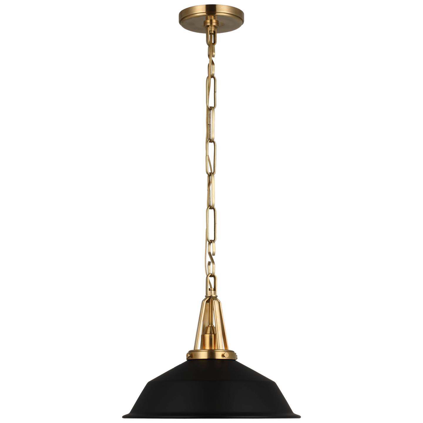 Antique-Burnished Brass Matte Black