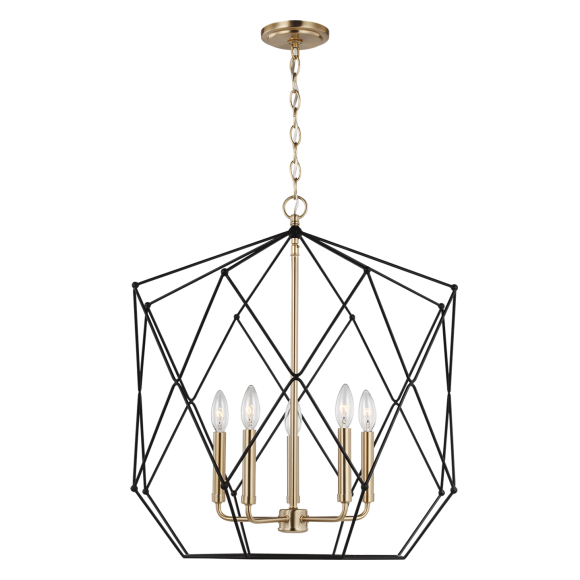 Купить Подвесной светильник Zarra Large Five Light Lantern в интернет-магазине roooms.ru