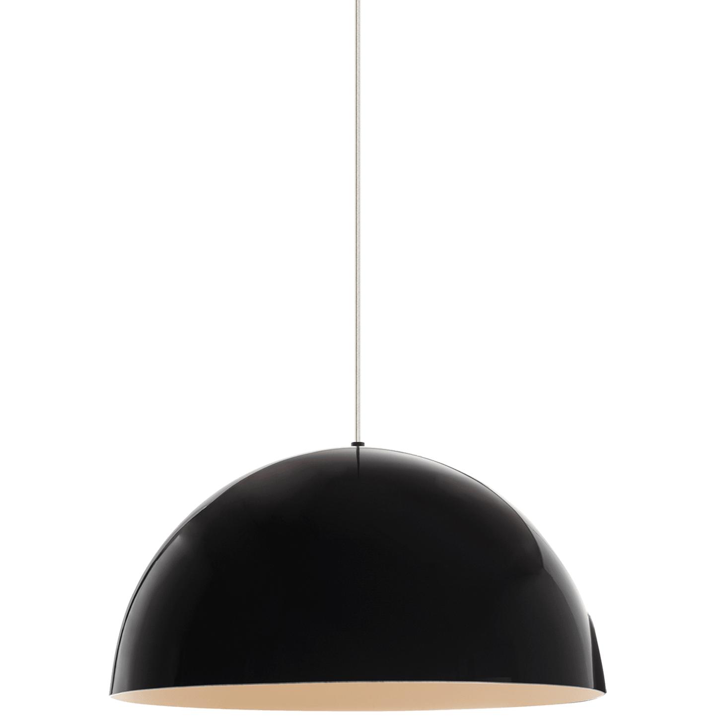 Satin Nickel Gloss Black/White Lamp Not Included
