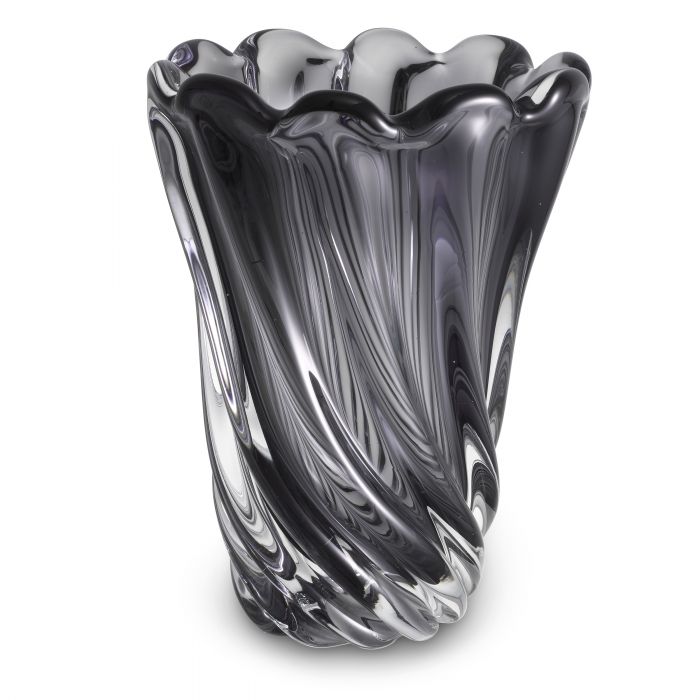 hand blown glass | grey colour S