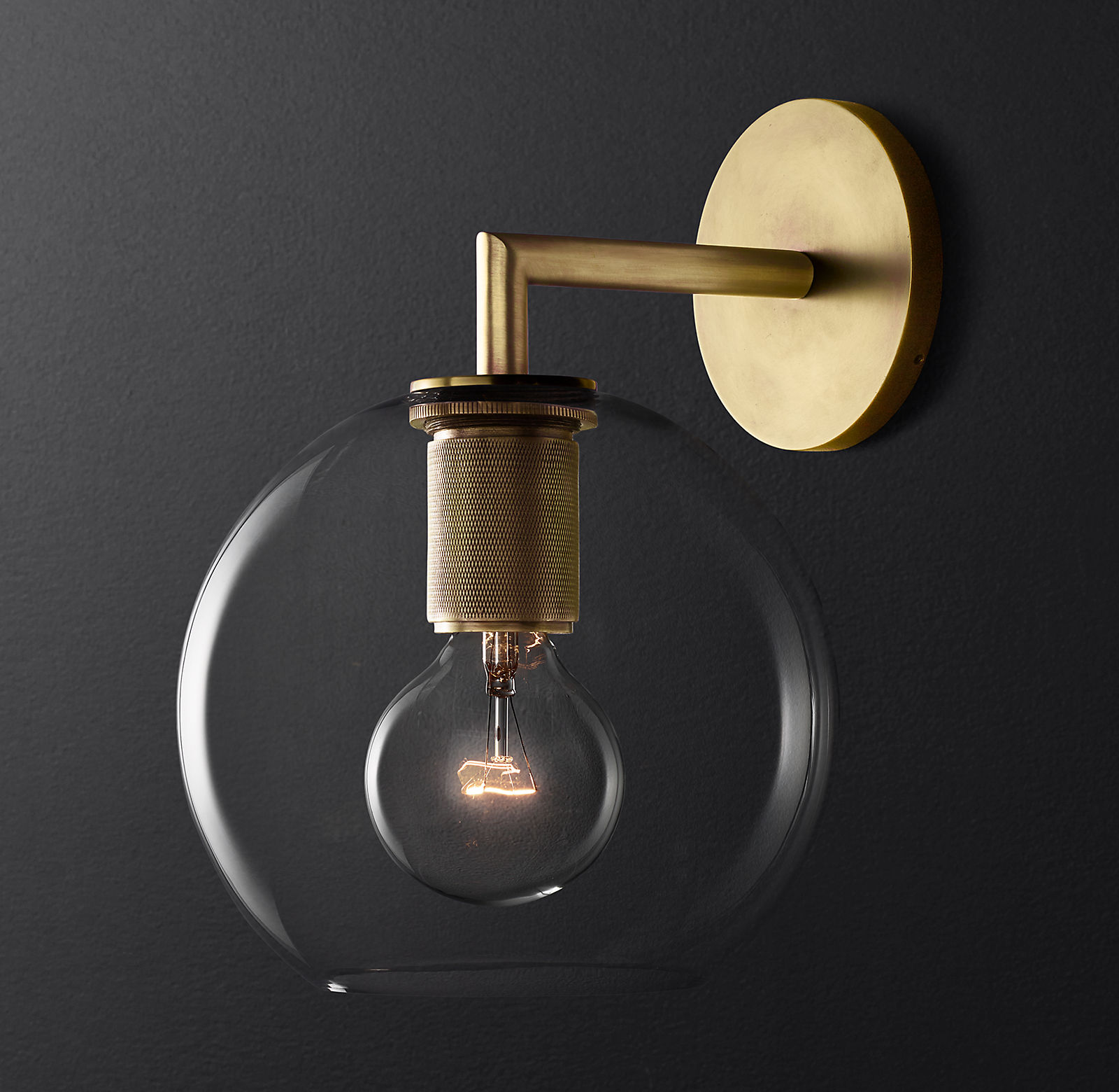 Купить Бра Utilitaire Globe Shade Sconce в интернет-магазине roooms.ru