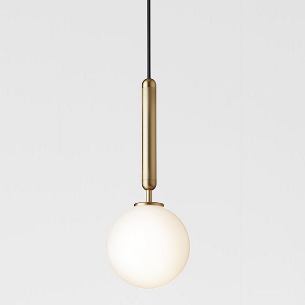 Medium,Brass, 1 (Not Included),Opal White
