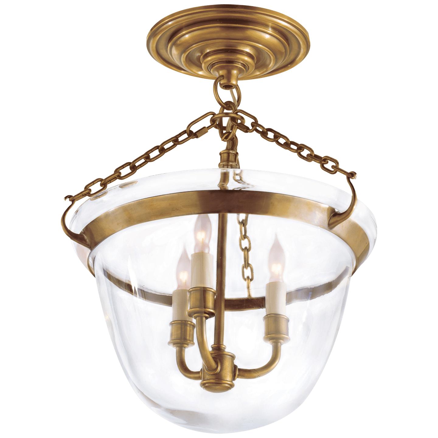 Купить Накладной светильник/Подвесной светильник Country Semi-Flush Bell Jar Lantern в интернет-магазине roooms.ru