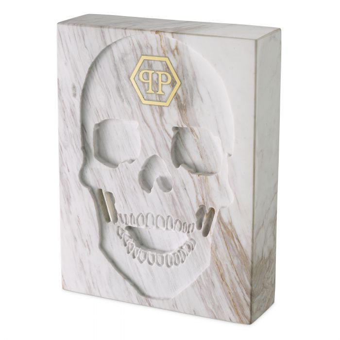 Купить Статуэтка Marble Skull book в интернет-магазине roooms.ru