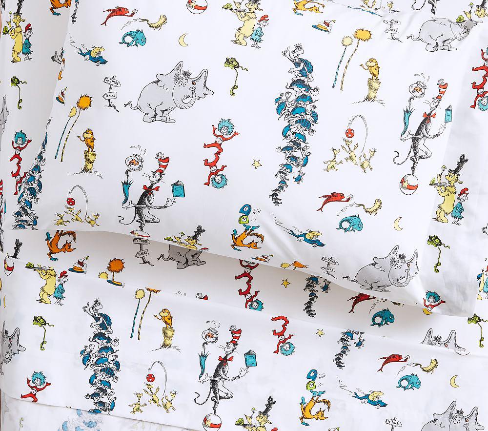Купить Наволочка Dr. Seuss™ Organic Toddler Sheet Set & Pillowcase - Sheet Set в интернет-магазине roooms.ru