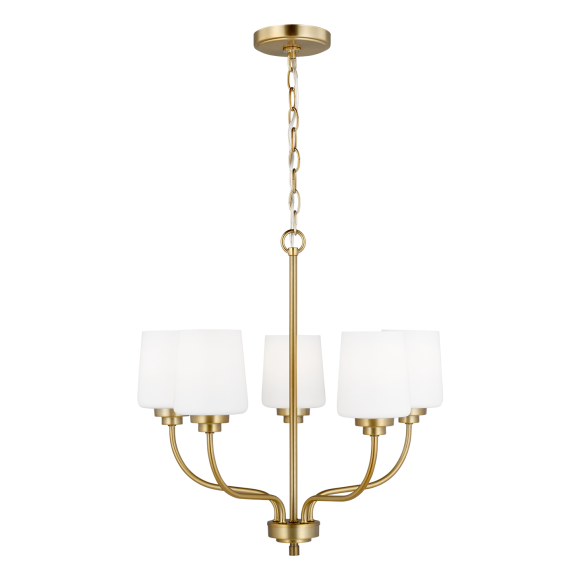 Satin Brass LED Bulb(s) Included