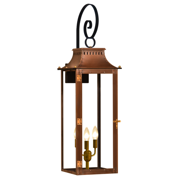 Купить Уличное бра Market Street 30" Top Scroll Wall Lantern в интернет-магазине roooms.ru