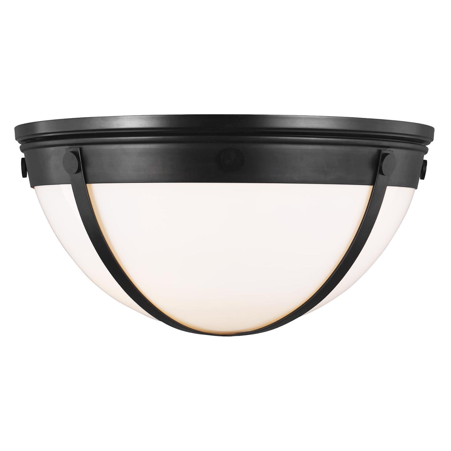 Купить Накладной светильник Logan Milk Glass Flush Mount в интернет-магазине roooms.ru