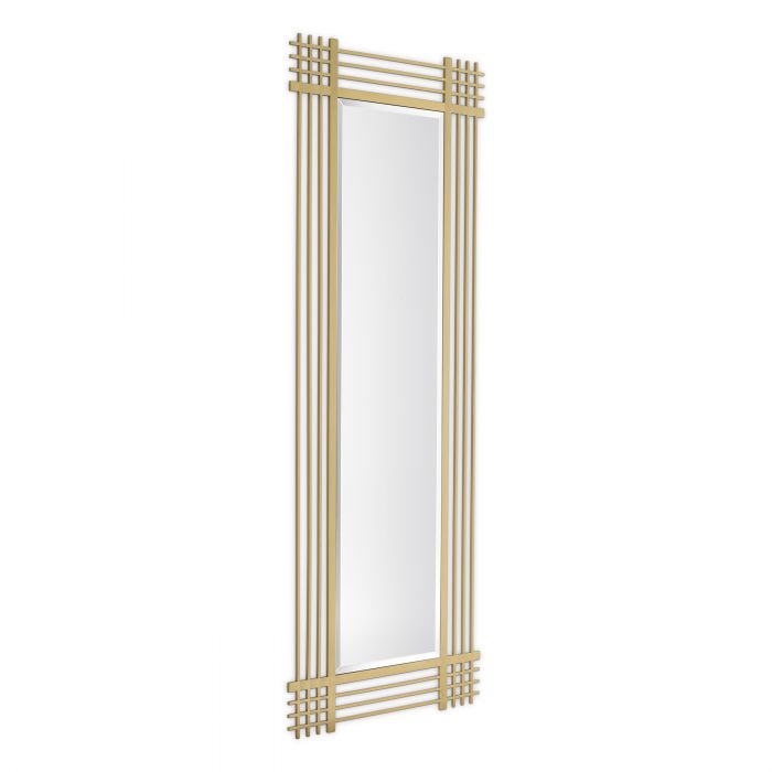 brushed brass finish rectangular