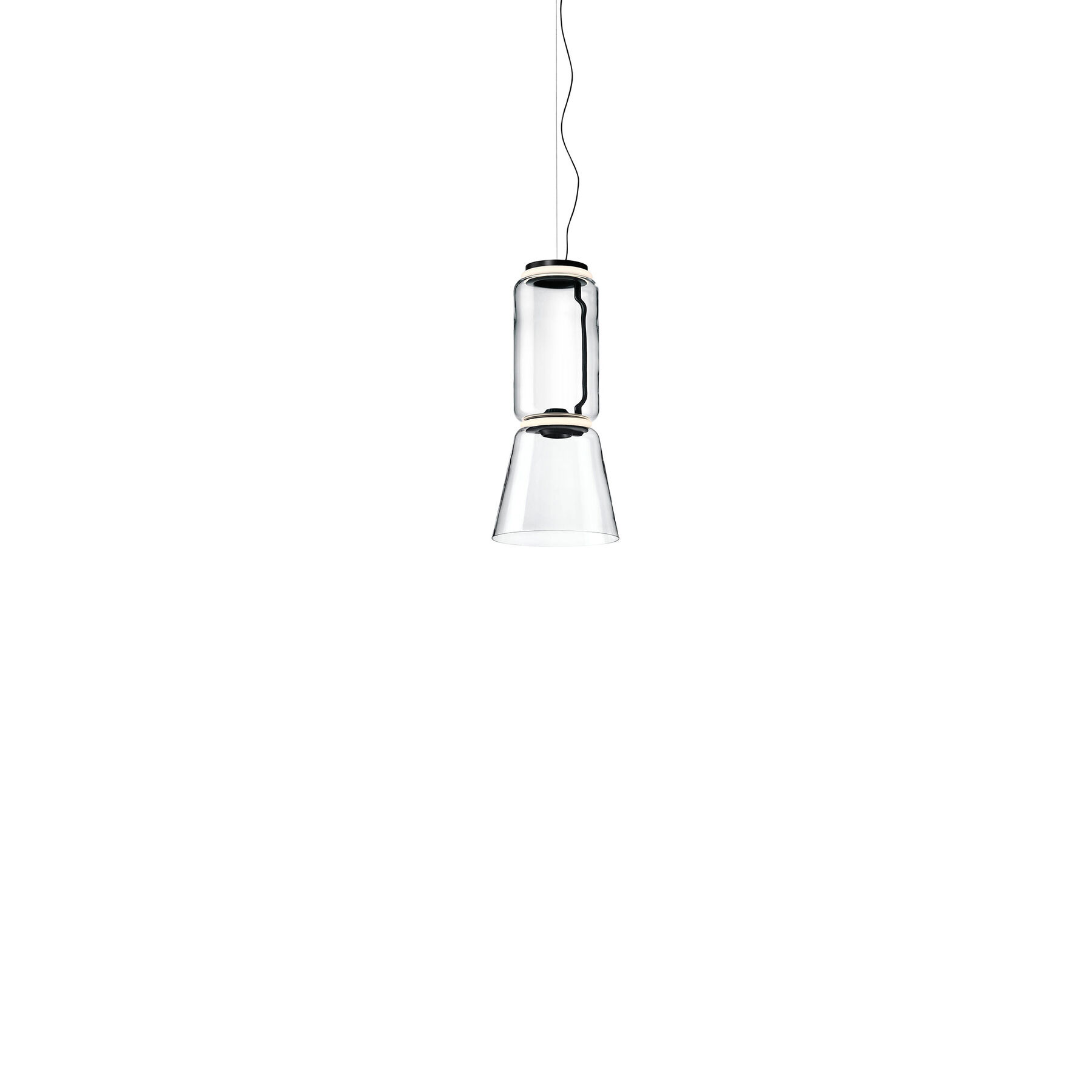Купить Подвесной светильник Noctambule Suspension 1 Low Cylinder Cone в интернет-магазине roooms.ru