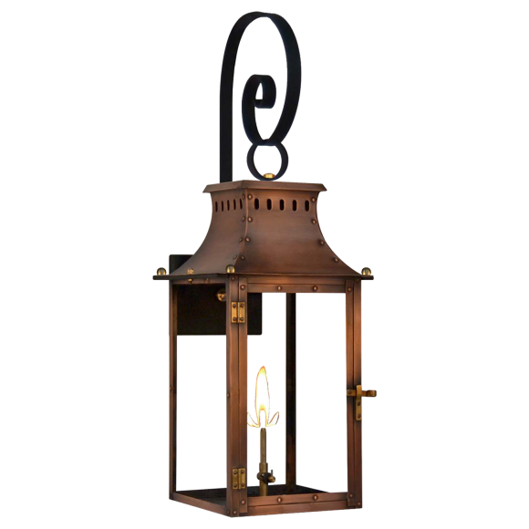 Купить Уличное бра Market Street 16" Top Scroll Wall Lantern в интернет-магазине roooms.ru