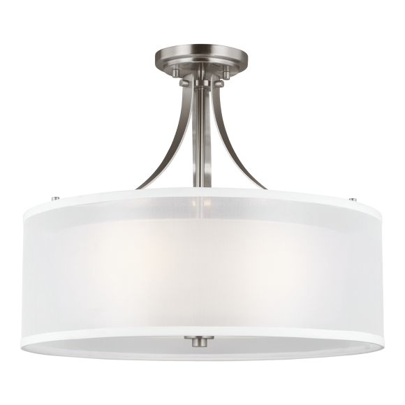 Купить Накладной светильник Elmwood Park Three Light Semi-Flush Mount в интернет-магазине roooms.ru