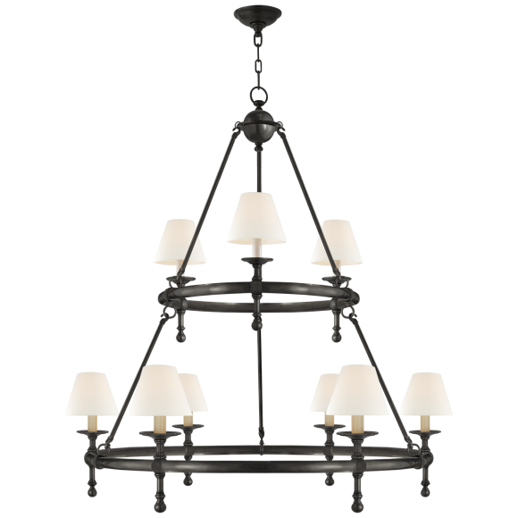 Купить Люстра Classic Two-Tier Ring Chandelier в интернет-магазине roooms.ru