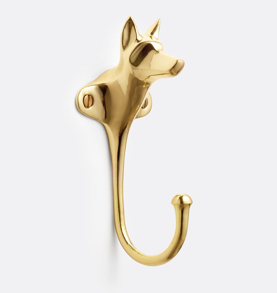 Купить Крючок Cast Brass Dog Hook в интернет-магазине roooms.ru