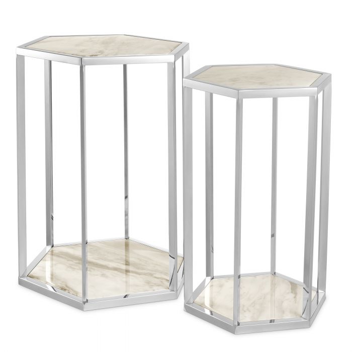 Купить Приставной столик Side Table Taro set of 2 в интернет-магазине roooms.ru