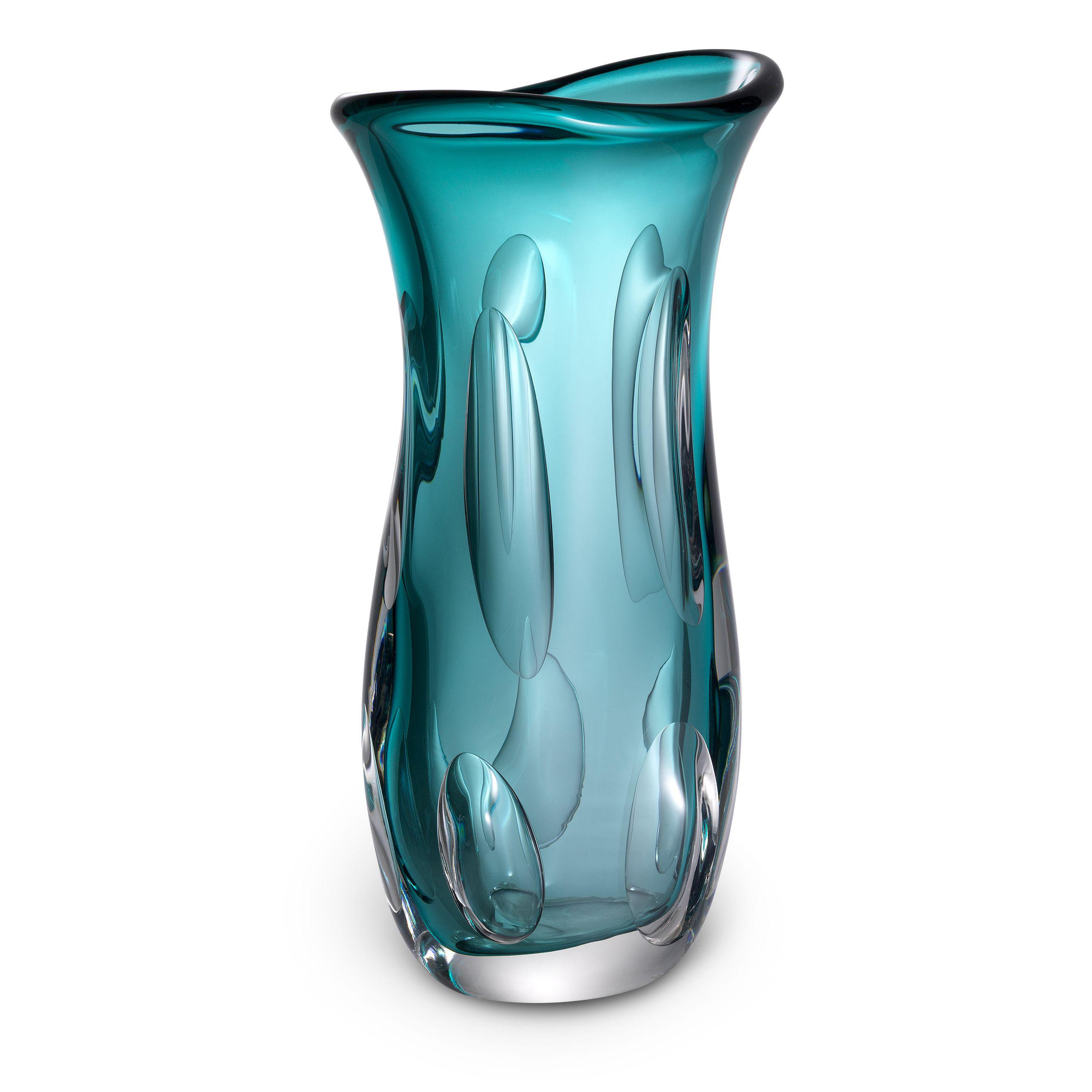 hand blown glass | turquoise colour L