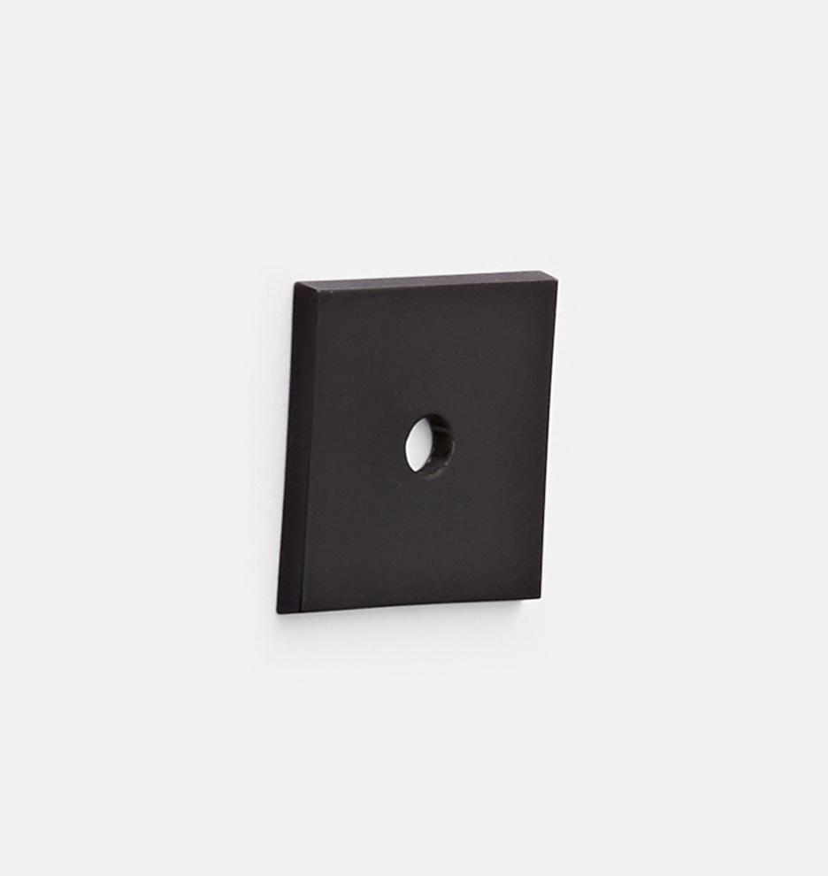 Купить Ручка-кнопка Square Cabinet Knob Backplate в интернет-магазине roooms.ru