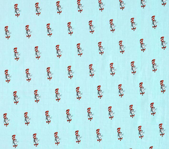 Купить Набор пеленок Dr. Seuss Organic Muslin Swaddle Set Of 3 Multi в интернет-магазине roooms.ru