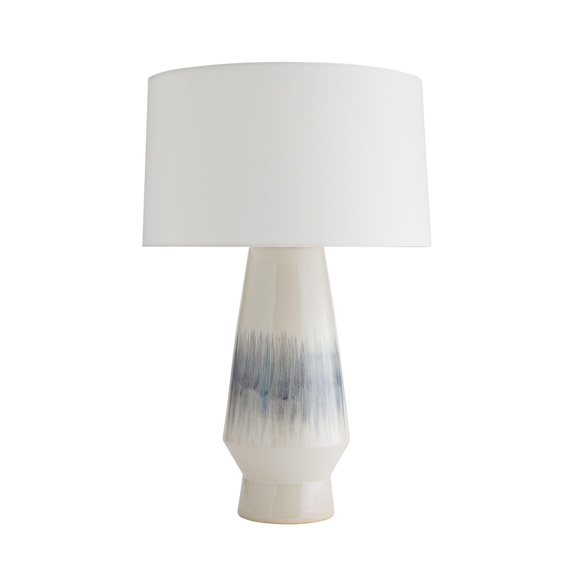 Blue Heather, Brushed Brass, Off-White
