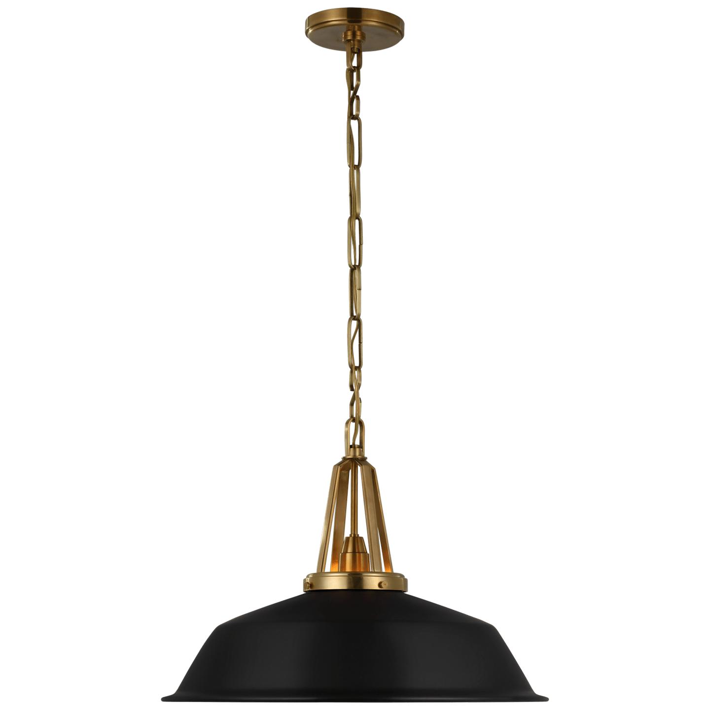 Antique-Burnished Brass Matte Black