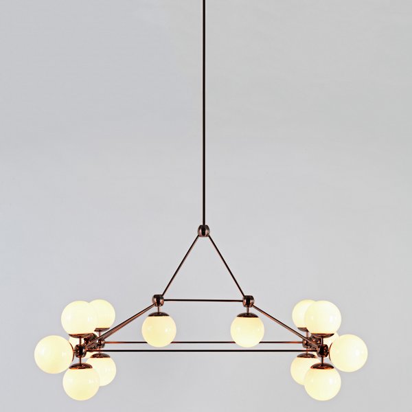 Купить Люстра Modo Rectangle Chandelier - 14 Globes в интернет-магазине roooms.ru