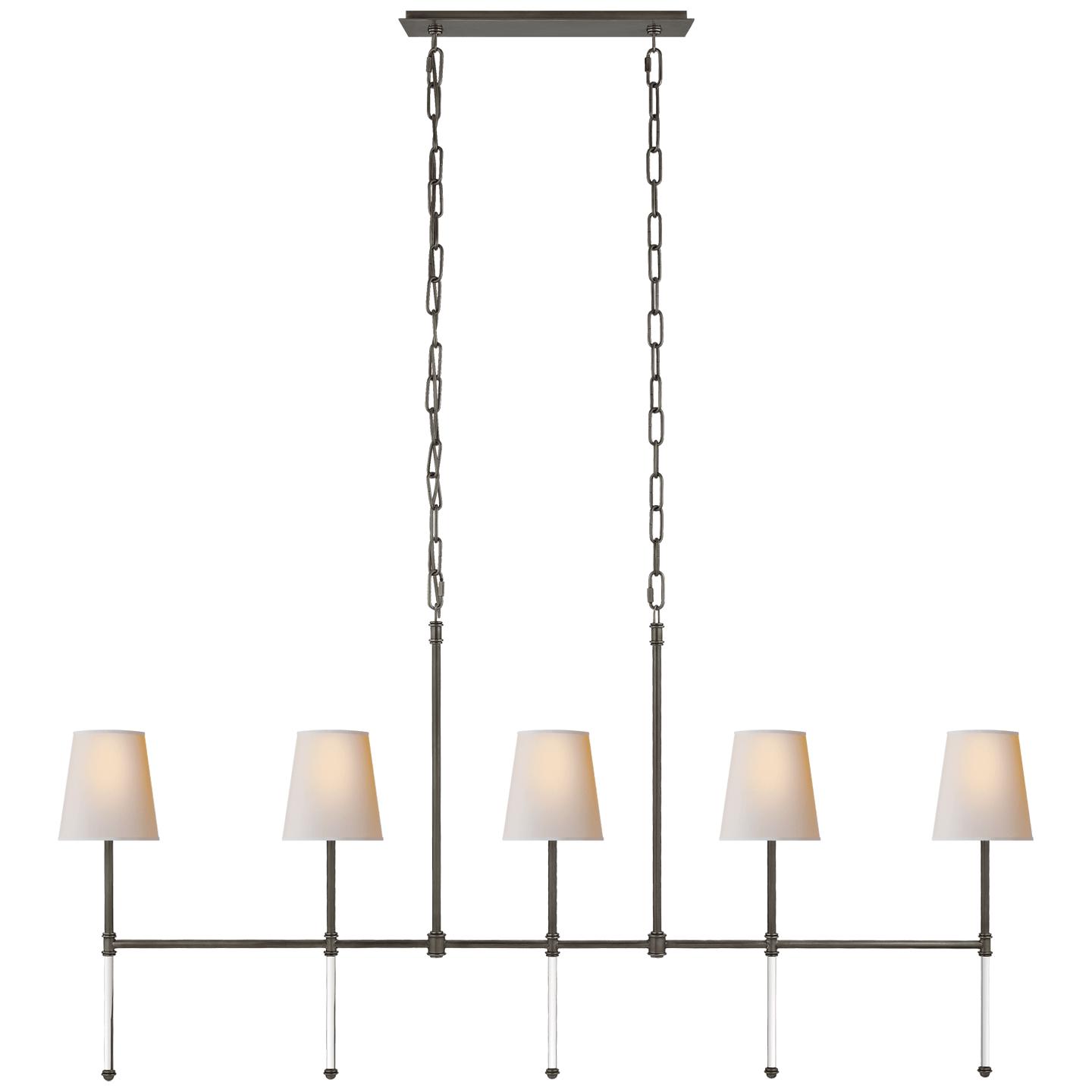 Купить Люстра Camille Medium Linear Chandelier в интернет-магазине roooms.ru