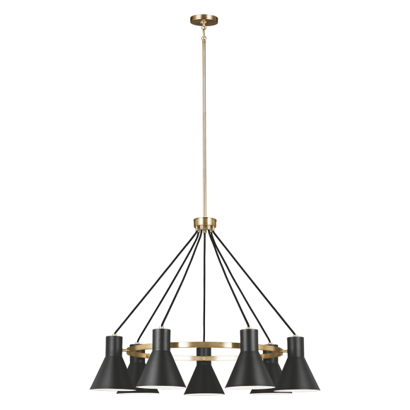 Satin Brass LED Bulb(s) Included