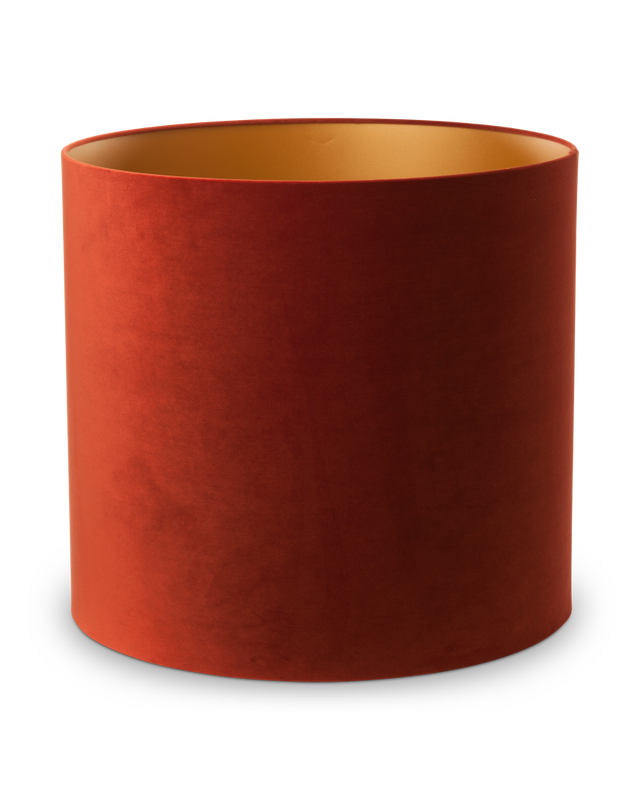 Rust red Shade inside 100% PVCSupport 9 cm deepened