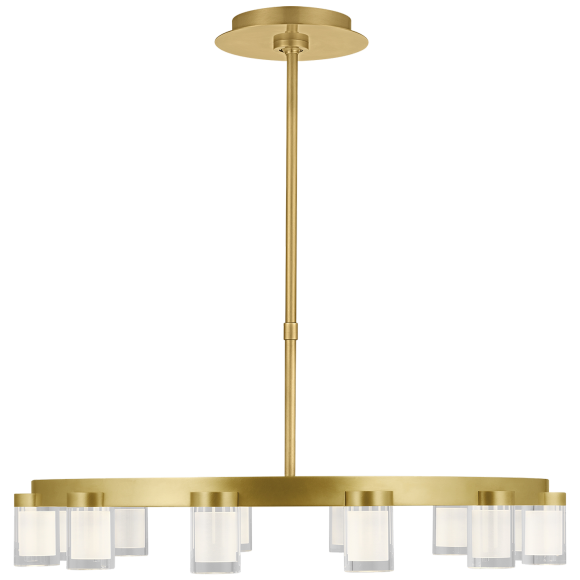 Natural Brass 32" Integrated LED 90 CRI 2700K 120V