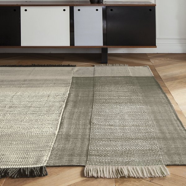 9 ft 10 in x 13 ft 1 in,Pearl, 49% New Zealand wool, 45% wool felt, 6% cotton rug