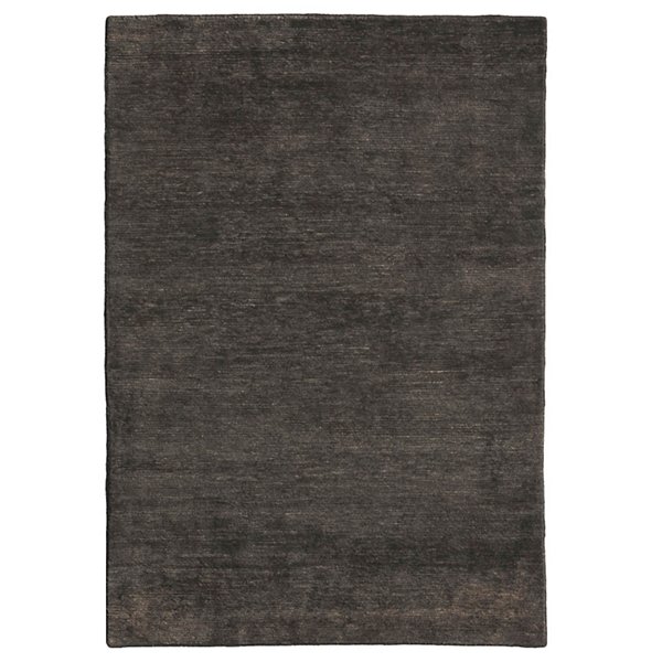 5 ft 7 in x 7 ft 10 in,Dark Grey, 100% Hand Spun Afghan Wool
