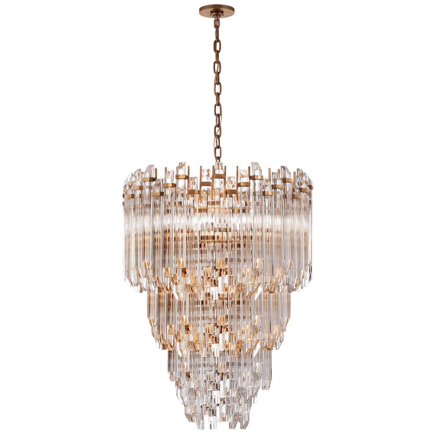 Купить Люстра Adele Three-Tier Waterfall Chandelier в интернет-магазине roooms.ru