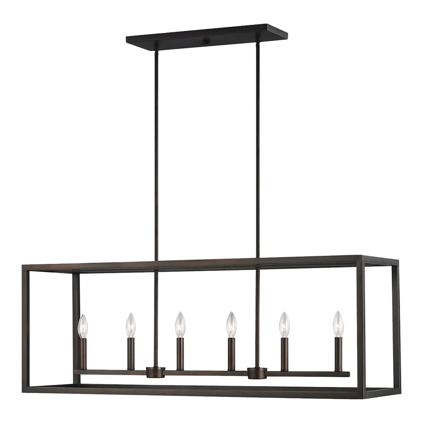 Купить Подвесной светильник Moffet Street Six Light Linear Pendant в интернет-магазине roooms.ru