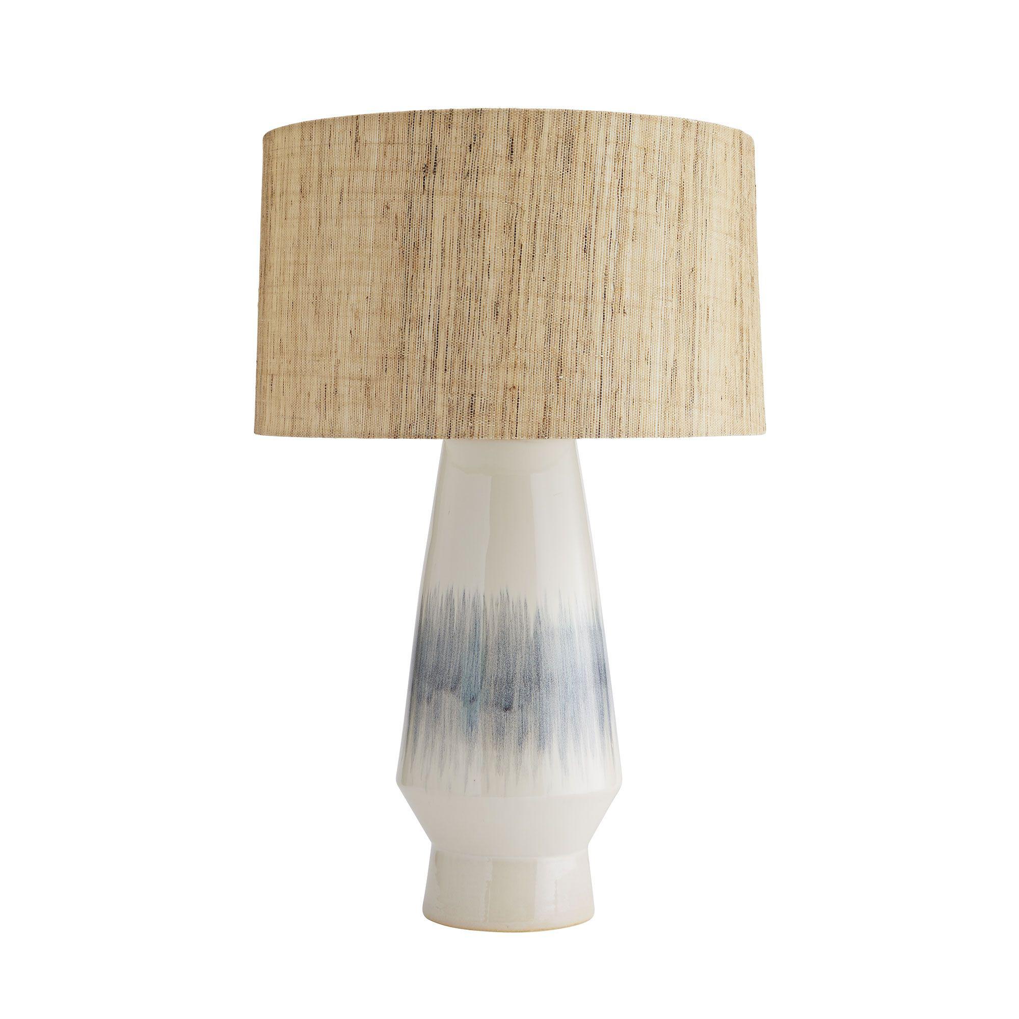 Blue Heather, Brushed Brass, White, Natural