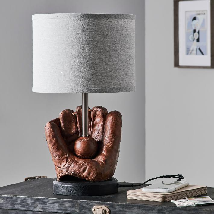 Купить Настольная лампа Baseball Table Lamp with USB - Individual в интернет-магазине roooms.ru