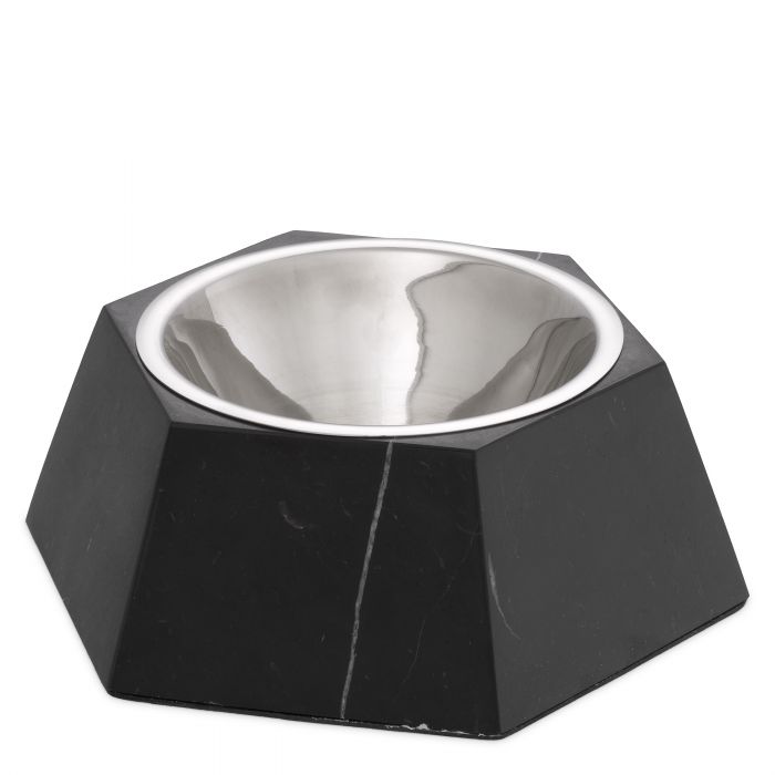 black marble | gold finish | stainless steel bowl L