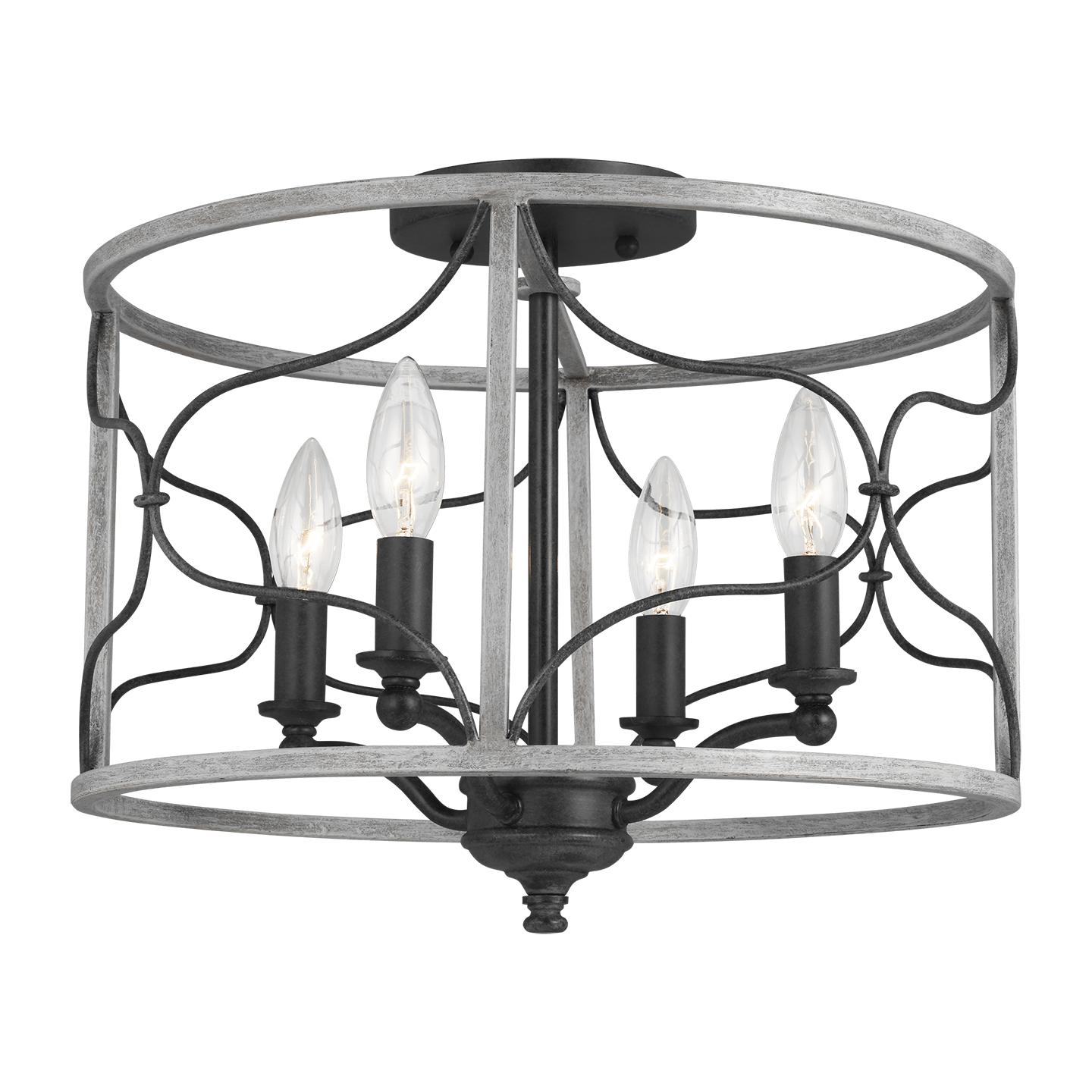 Купить Накладной светильник Carra Four Light Semi-Flush Mount в интернет-магазине roooms.ru