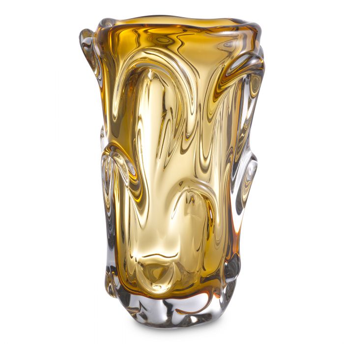 hand blown glass | yellow colour L