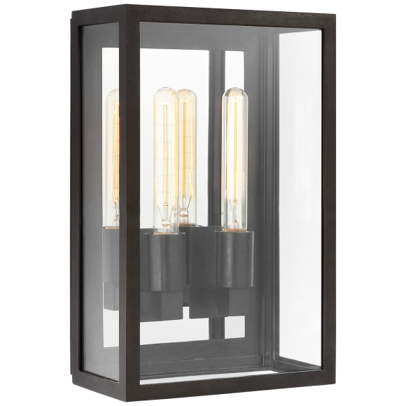 Купить Уличное бра Fresno Medium 2-Light 3/4 Wall Lantern в интернет-магазине roooms.ru