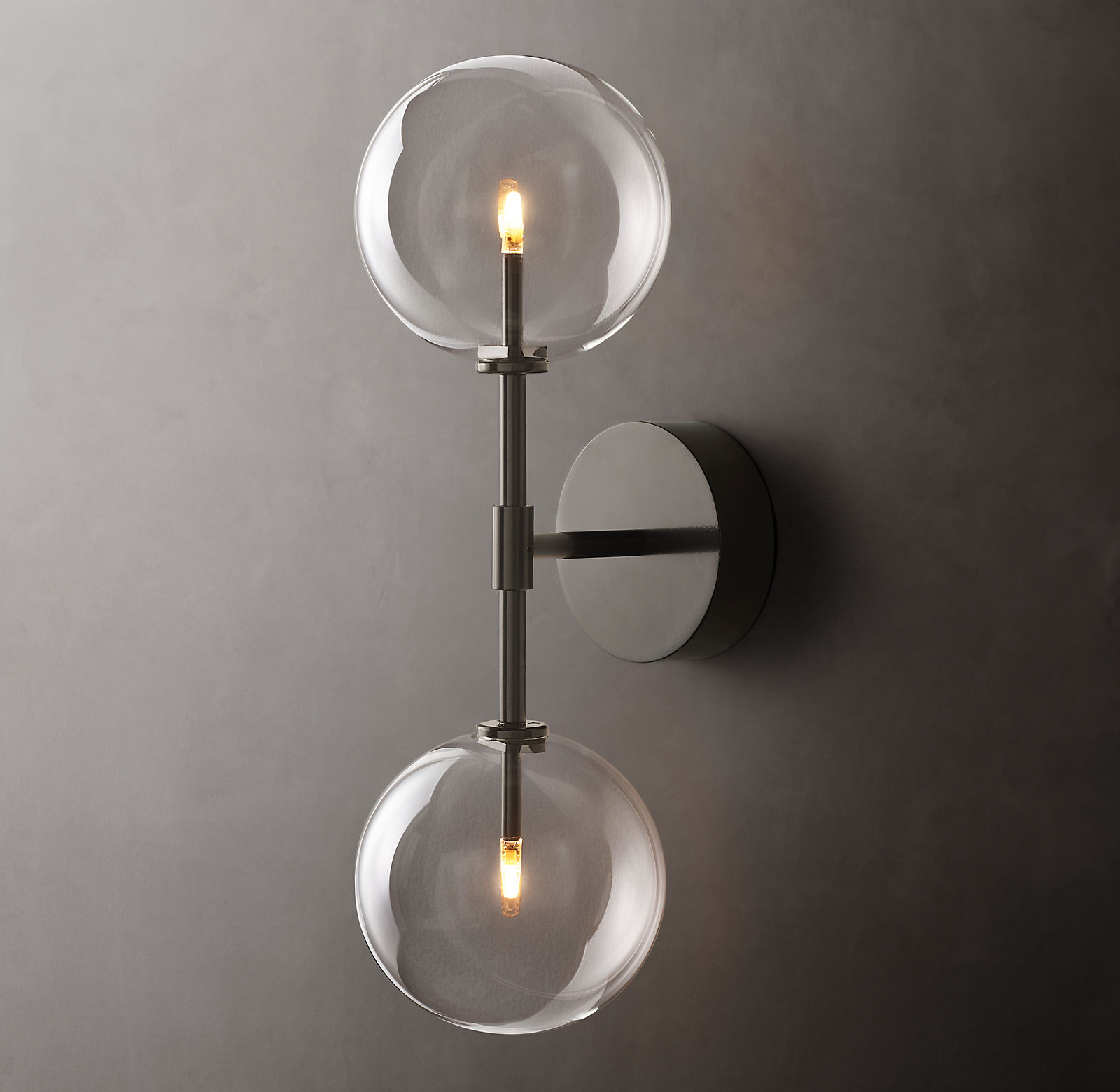 Купить Бра Glass Globe Linear Sconce в интернет-магазине roooms.ru