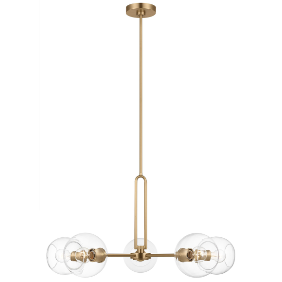 Satin Brass Bulb(s) Not Included