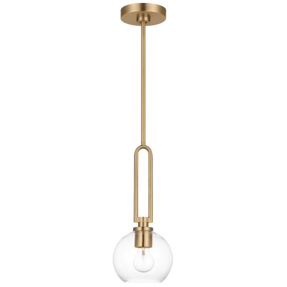 Satin Brass LED Bulb(s) Included