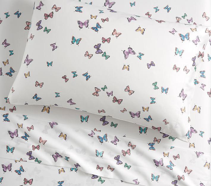 Купить Наволочка Monique Lhuillier Butterfly Organic Sheet Set & Pillowcases - Extra Pillowcase в интернет-магазине roooms.ru