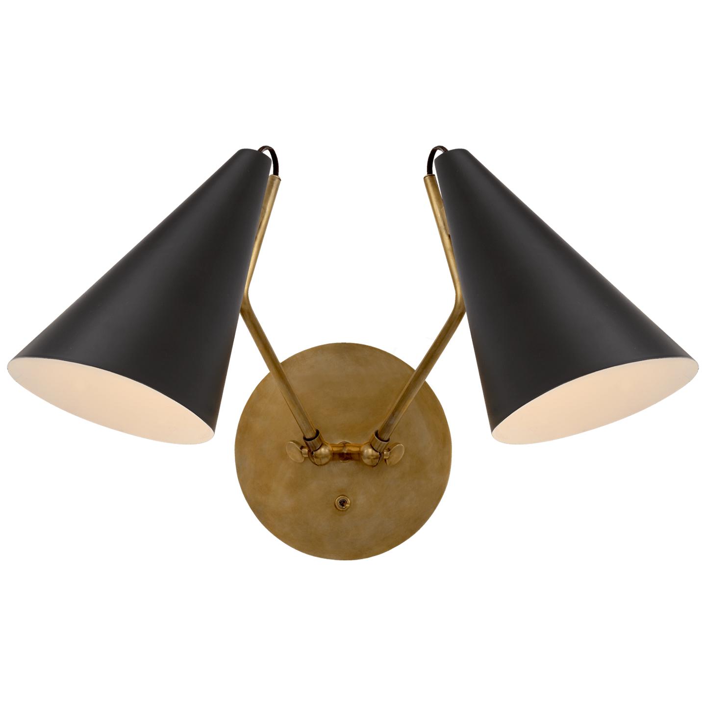 Купить Бра Clemente Double Sconce в интернет-магазине roooms.ru