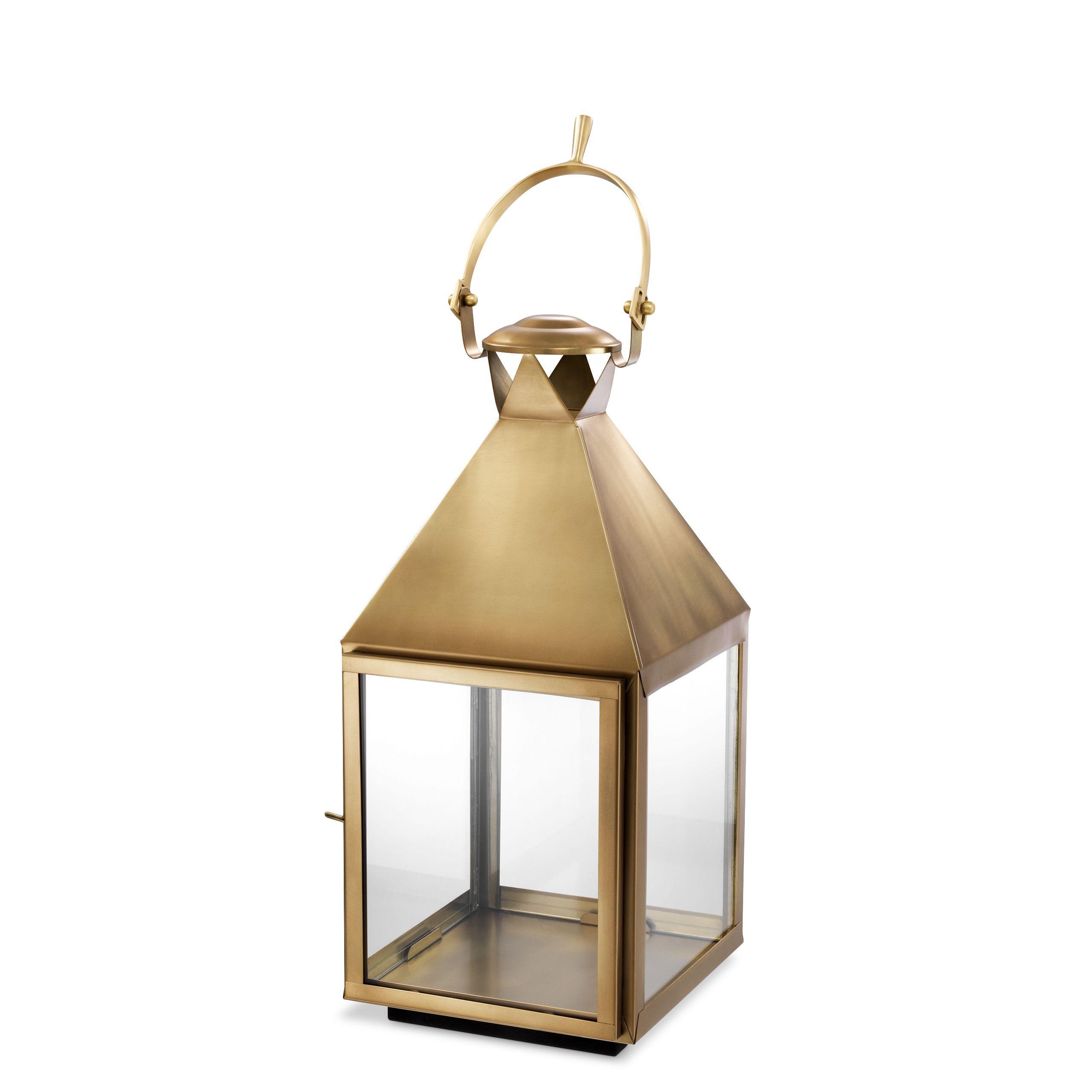 antique brass finish | clear glass S